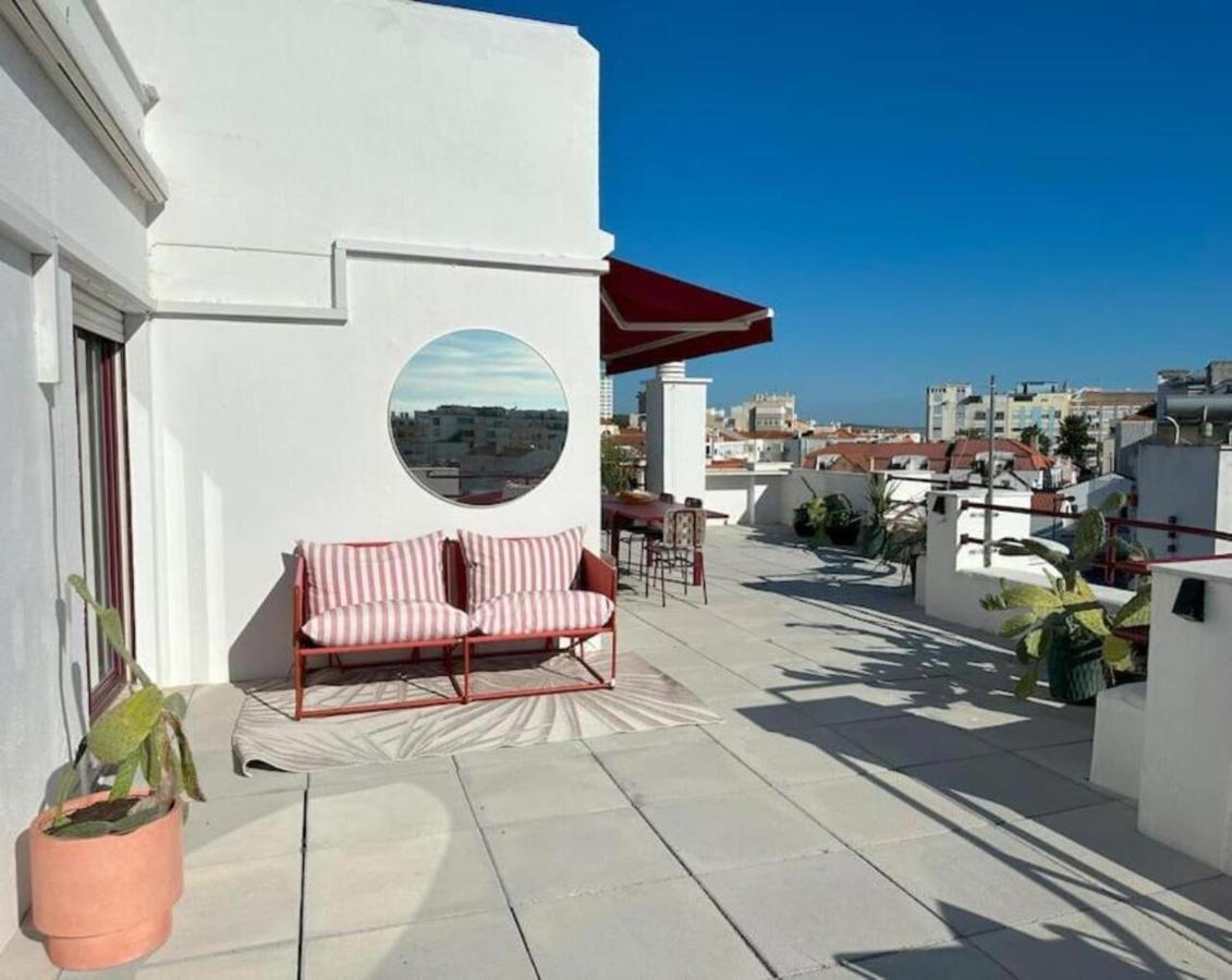 Groovy Caparica Gem With Large Sunny Terrace Apartment Costa de Caparica Ngoại thất bức ảnh