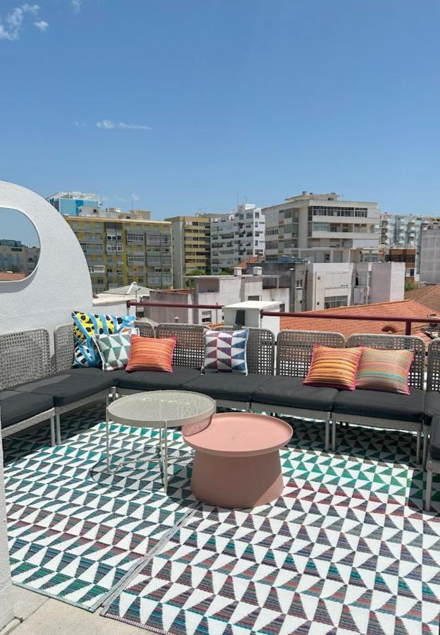 Groovy Caparica Gem With Large Sunny Terrace Apartment Costa de Caparica Ngoại thất bức ảnh